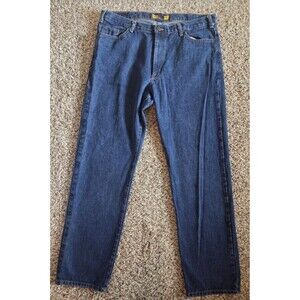 REAL RANCH MEN SIZE 40X34 LOW RISE RELAX FIT DENIM PANTS MEDIUM WASH Great Cond.